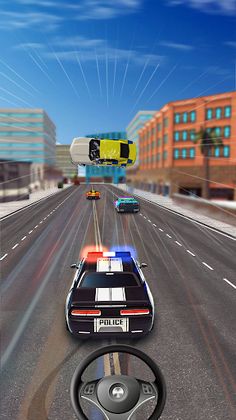 US Police Car Chase Racing 3D - Screenshot 3