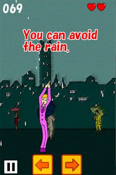 Man Avoiding The Rain - Screenshot 1