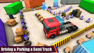 Euro Truck Sim Parking Game - Screenshot 1