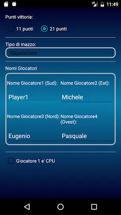 Scopone scientifico - Screenshot 2