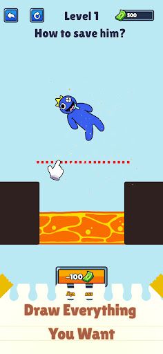 Rainbow Friends - Draw To Save - Screenshot 4