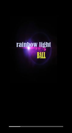 Rainbow Light Ball - Screenshot 1
