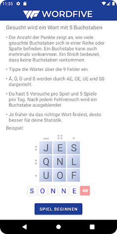 Wordfive - Screenshot 1