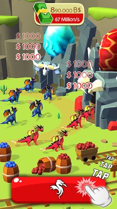 Tiny Dragon Game: Idle Clicker - Screenshot 1