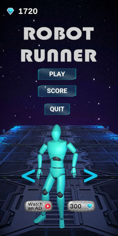 Robot Runner 3d : Endless - Screenshot 4