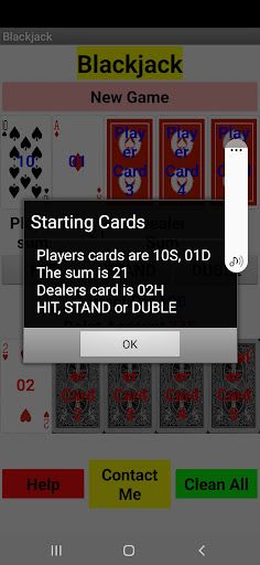 Blackjack Accessible - Screenshot 1