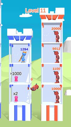 Tower Push King - Merge Game - Screenshot 4