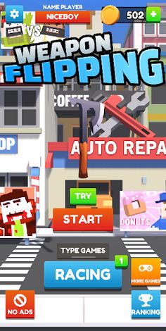 Weapon Flipping 3D Online - Screenshot 1