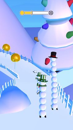 Snowman Rush - Screenshot 1