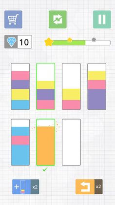 Liquid puzzle: sort the colors - Screenshot 4