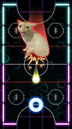 Glow Cat Hockey: Meow ASMR - Screenshot 2