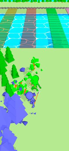 Lumberjack Race 3D - Screenshot 2