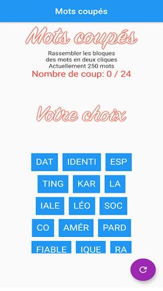Mots Coupés - Screenshot 1