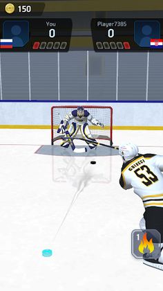 Hockey Game Stars 3D - Screenshot 2