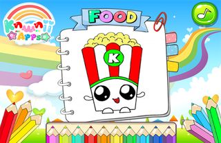 Kawaii Food Coloring Book - Screenshot 2