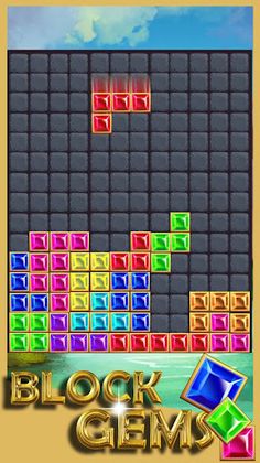 Gems Block Mania Puzzle - Screenshot 1