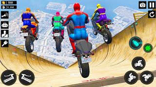 Superhero Tricky Bike Stunt 3D - Screenshot 2