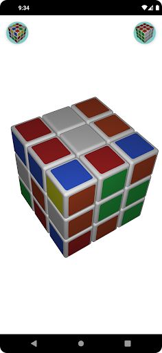 Rubik's Cube Simulator 3D - Screenshot 1