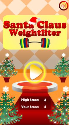 Santa weightlifter v2 - Screenshot 1