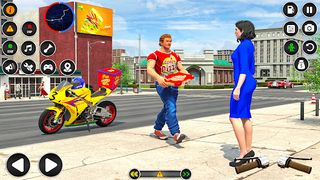 Pizza Delivery Bike Games 3D - Screenshot 2