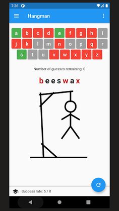 Hangman - classic word game - Screenshot 1