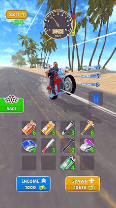 Motorbikes Merge - Screenshot 2