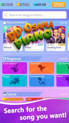 DD Osama Music Piano tiles - Screenshot 1