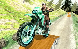 Wrestlers Moto Stunts Racer - Screenshot 2