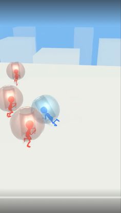 Bubble Ball Pushing - Screenshot 2