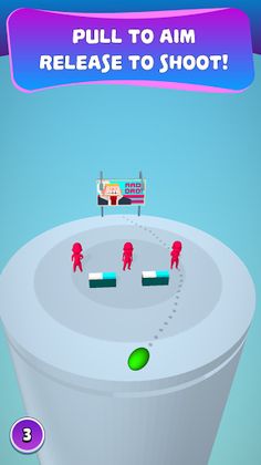 Knock the dummy: throwing game - Screenshot 1
