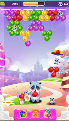 Bubble Shooter Raccoon - Pop - Screenshot 2