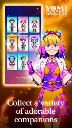 Yomi Gardens - Anime Idle Sim - Screenshot 4