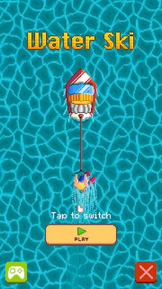 Water Ski - One tap game - Screenshot 1
