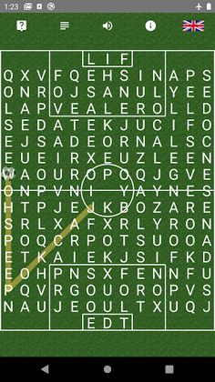 Words search: Verbal Football - Screenshot 3