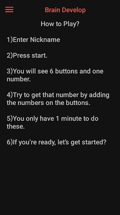 Brain Develop - Screenshot 2