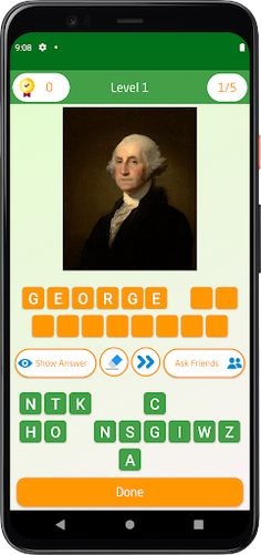 American presidents quiz - Screenshot 1