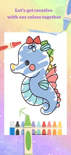 Coloring Pages: Animal &Number - Screenshot 1