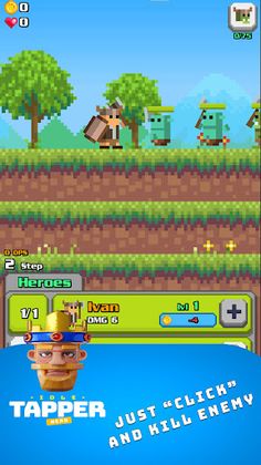 Idle Tapper Hero - Screenshot 1