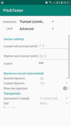 Pitch Tester - Screenshot 2
