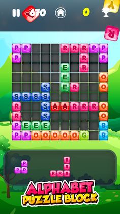 Alphabet Puzzle Block - Screenshot 1