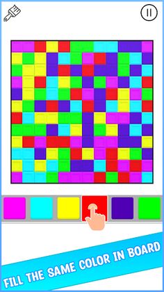 Flood Fill Tiles Color Puzzle - Screenshot 4
