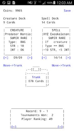 Wizard Cards - Screenshot 2