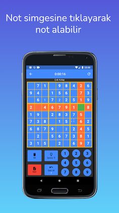 6 Zorluk Seviyeli Sudoku Oyunu - Screenshot 3