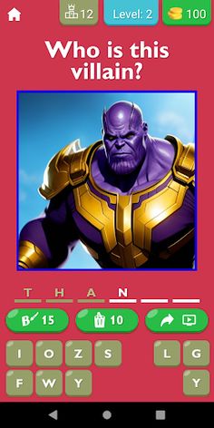 Guess The Villain Game - Screenshot 3