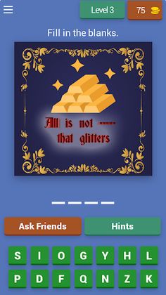 Blank Word Game - Screenshot 4