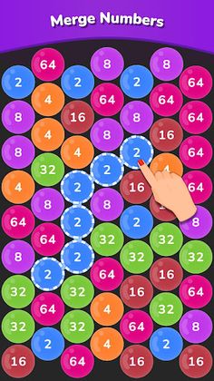 Bubble 2048 Mix-up: Tap Puzzle - Screenshot 1