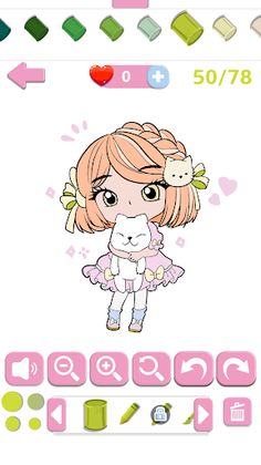 Kawaii coloring: Paint & Color - Screenshot 2