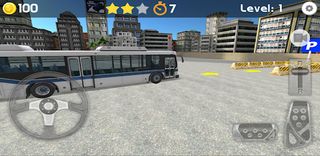 School City Bus Parking 3D - Screenshot 2