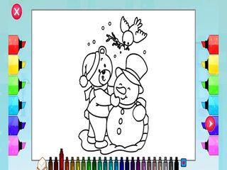 Christmas Book Coloring Pages  - Screenshot 1