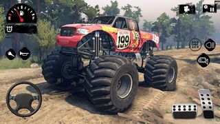 Hillock Monster Truck Driving - Screenshot 1